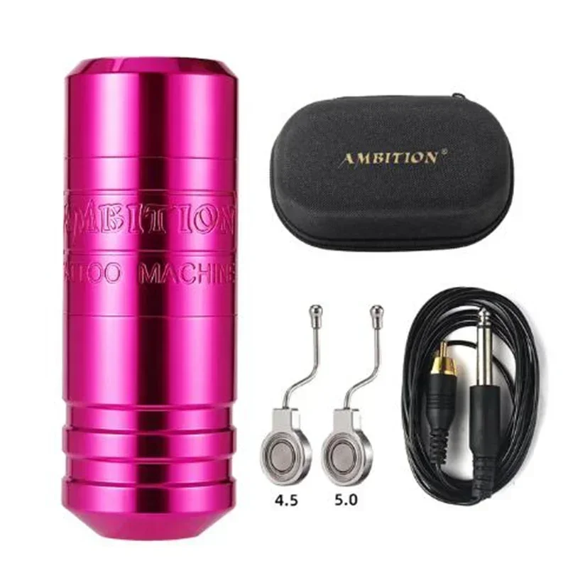 Ambition Torped Rotary Tattoo Pen Machine Powerful Brushless Motor Stroke 4.0-4.5-5.0mm With RCA Cord For Tattoo Artists
Ambition Torped Rotary Tattoo Pen Machine Powerful Brushless Motor Stroke 4.0-4.5-5.0mm With RCA Cord For Tattoo Artists
