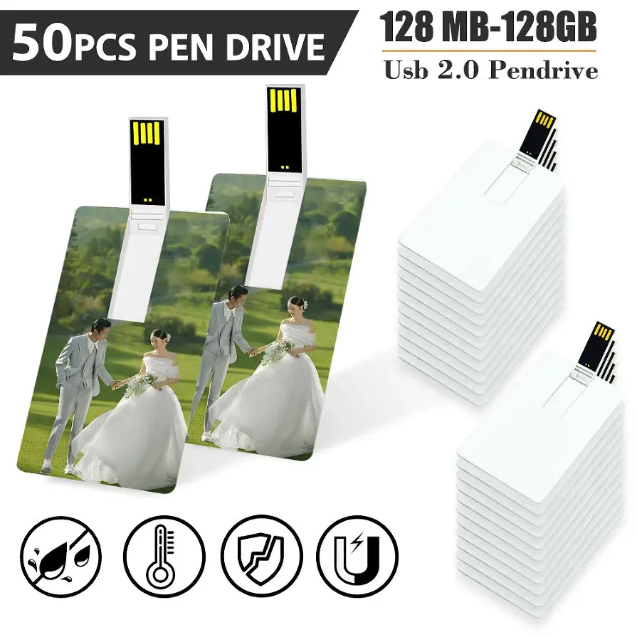 50PCS Free Customized LOGO 8GB 4GB Pen Drive 128G 64G Personalized Logo Photo Design Exclusive Pendrive 16GB U Disk Wedding Gift
50PCS Free Customized LOGO 8GB 4GB Pen Drive 128G 64G Personalized Logo Photo Design Exclusive Pendrive 16GB U Disk Wedding Gift