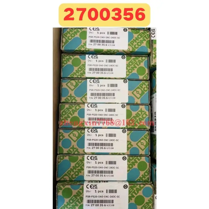 Brand New Original 2700356 PSR-PS20-1NO-1NC-24DC-SC Safety Relay
Brand New Original 2700356 PSR-PS20-1NO-1NC-24DC-SC Safety Relay