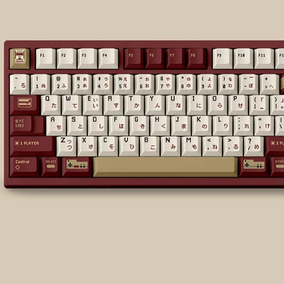 Original keycap red and white machine PBT five-sided sublimation 1.7mm thickened customized mechanical keyboard game
Original keycap red and white machine PBT five-sided sublimation 1.7mm thickened customized mechanical keyboard game