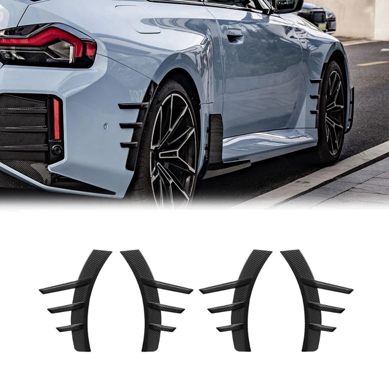 Car Front Rear Side Fender Trim Cover MP Style Side Spats Canards Body Kits For BMW 2 Series M2 G87 2023-2024
Car Front Rear Side Fender Trim Cover MP Style Side Spats Canards Body Kits For BMW 2 Series M2 G87 2023-2024