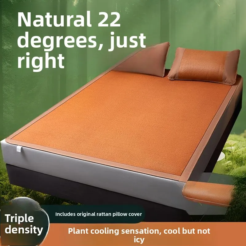 Natural Pure Ice Vine Cool Mat Silk Ice Mat Foldable Air Conditioned Soft Mat Bamboo Mat Handmade Woven Bedding Accessories
Natural Pure Ice Vine Cool Mat Silk Ice Mat Foldable Air Conditioned Soft Mat Bamboo Mat Handmade Woven Bedding Accessories