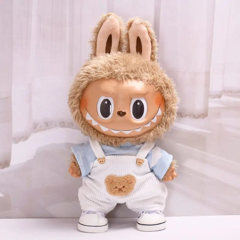 Labubu 38cm Plu Doll Clothes Set with Overalls Bear Design Casual Faionable Replacement Outfit for Dolls Kids Toy
Labubu 38cm Plu Doll Clothes Set with Overalls Bear Design Casual Faionable Replacement Outfit for Dolls Kids Toy