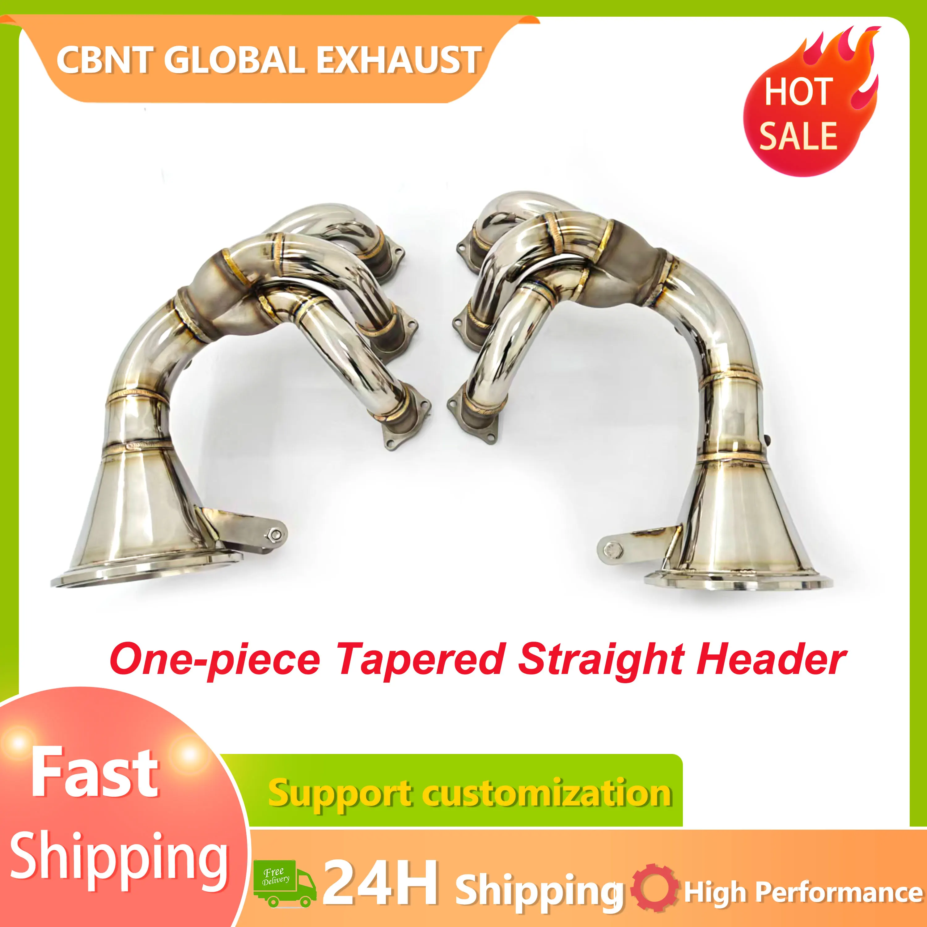 CBNT One‑piece Tapered Straight Header for Porsche 911 992 GT3 /GT3 RS 4.0L Sport Manifolds 304 Stainless Steel Exhaust Systems
CBNT One‑piece Tapered Straight Header for Porsche 911 992 GT3 /GT3 RS 4.0L Sport Manifolds 304 Stainless Steel Exhaust Systems