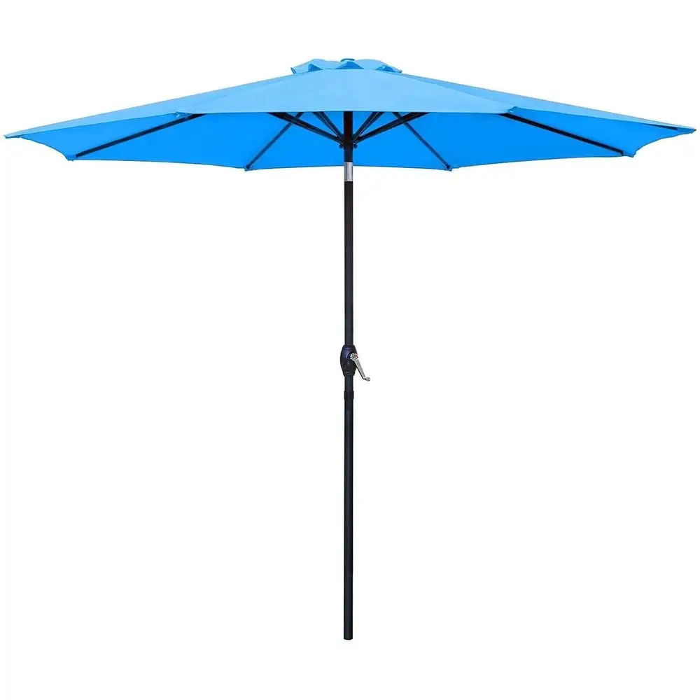 9T Patio Umbrella Outdoor Table Umbrella with 8 Sturdy Ribs, Blue
9T Patio Umbrella Outdoor Table Umbrella with 8 Sturdy Ribs, Blue