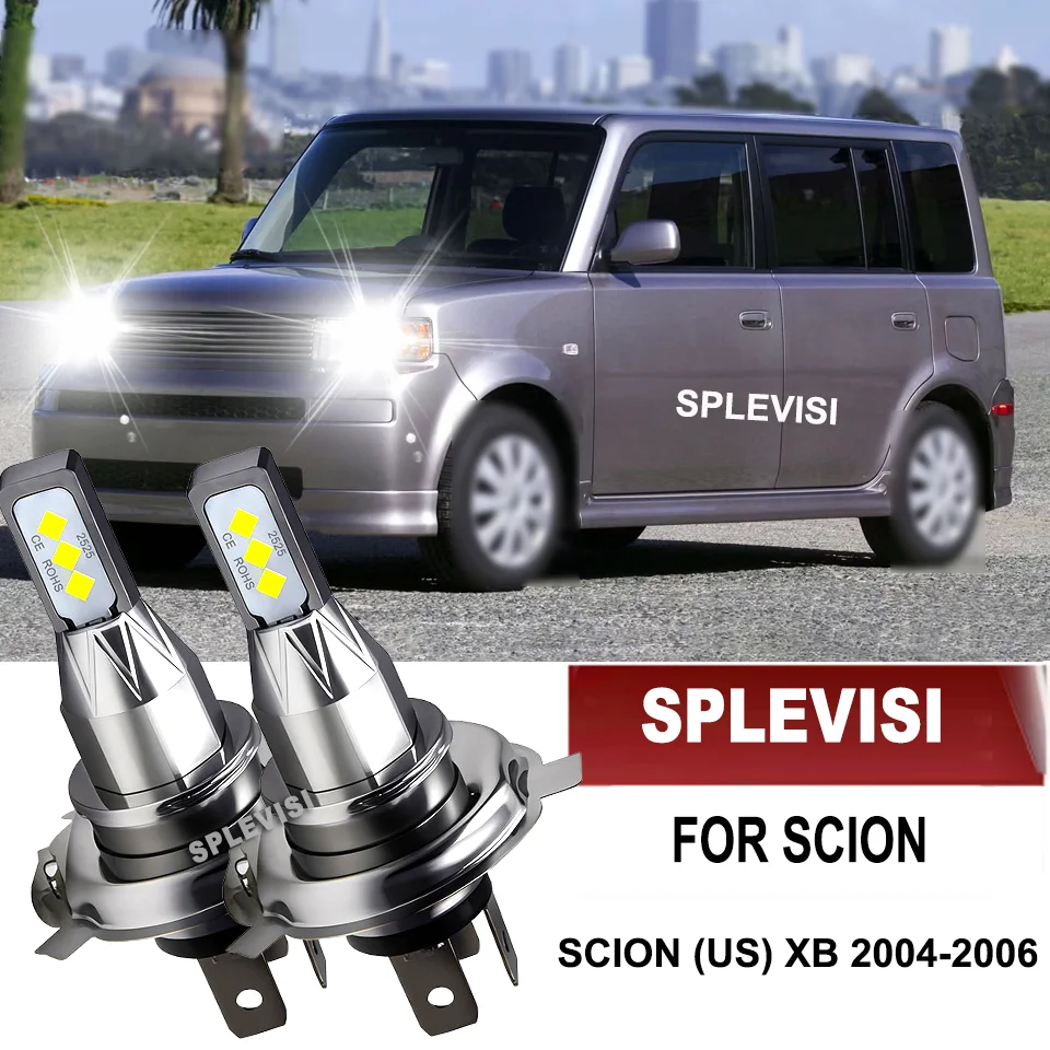 2Pcs H4 LED Headlight 6000K Hi/Lo Beam 6000LM HBright White Car Replace Lamp For SCION (US) XB 2004 2005 2006
2Pcs H4 LED Headlight 6000K Hi/Lo Beam 6000LM HBright White Car Replace Lamp For SCION (US) XB 2004 2005 2006