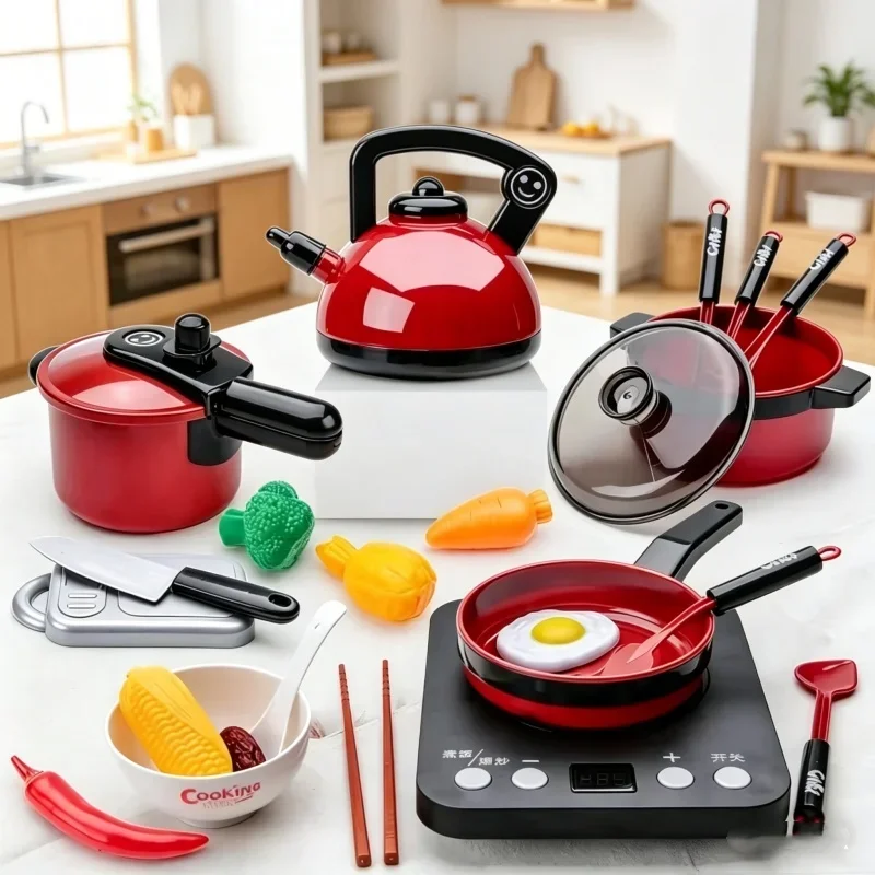 Girls Pretend Play Kitchen Toy Set Cooking Cutting Fruit Utensils Kit Baby Simulation Early Education Play House Toy For Kids
Girls Pretend Play Kitchen Toy Set Cooking Cutting Fruit Utensils Kit Baby Simulation Early Education Play House Toy For Kids