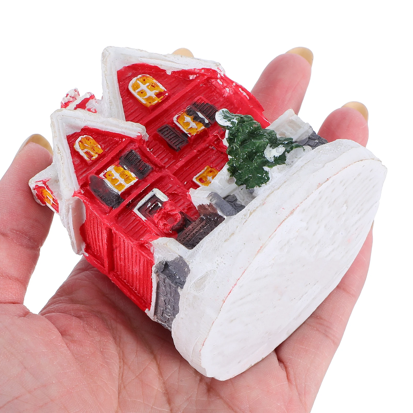 Elegant Mini Christmas Resin Snow House Holiday Home Decoration Festive Winter Village Ornament Small Tabletop Decor
Elegant Mini Christmas Resin Snow House Holiday Home Decoration Festive Winter Village Ornament Small Tabletop Decor