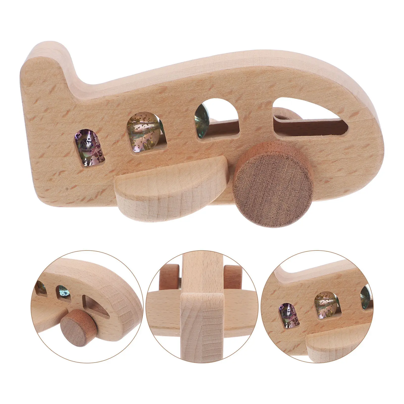 Wood Airplane Marbles Design Adorable Decorative Educational Plaything for Kids Toddlers Babies Rattle Wooden Plane
Wood Airplane Marbles Design Adorable Decorative Educational Plaything for Kids Toddlers Babies Rattle Wooden Plane