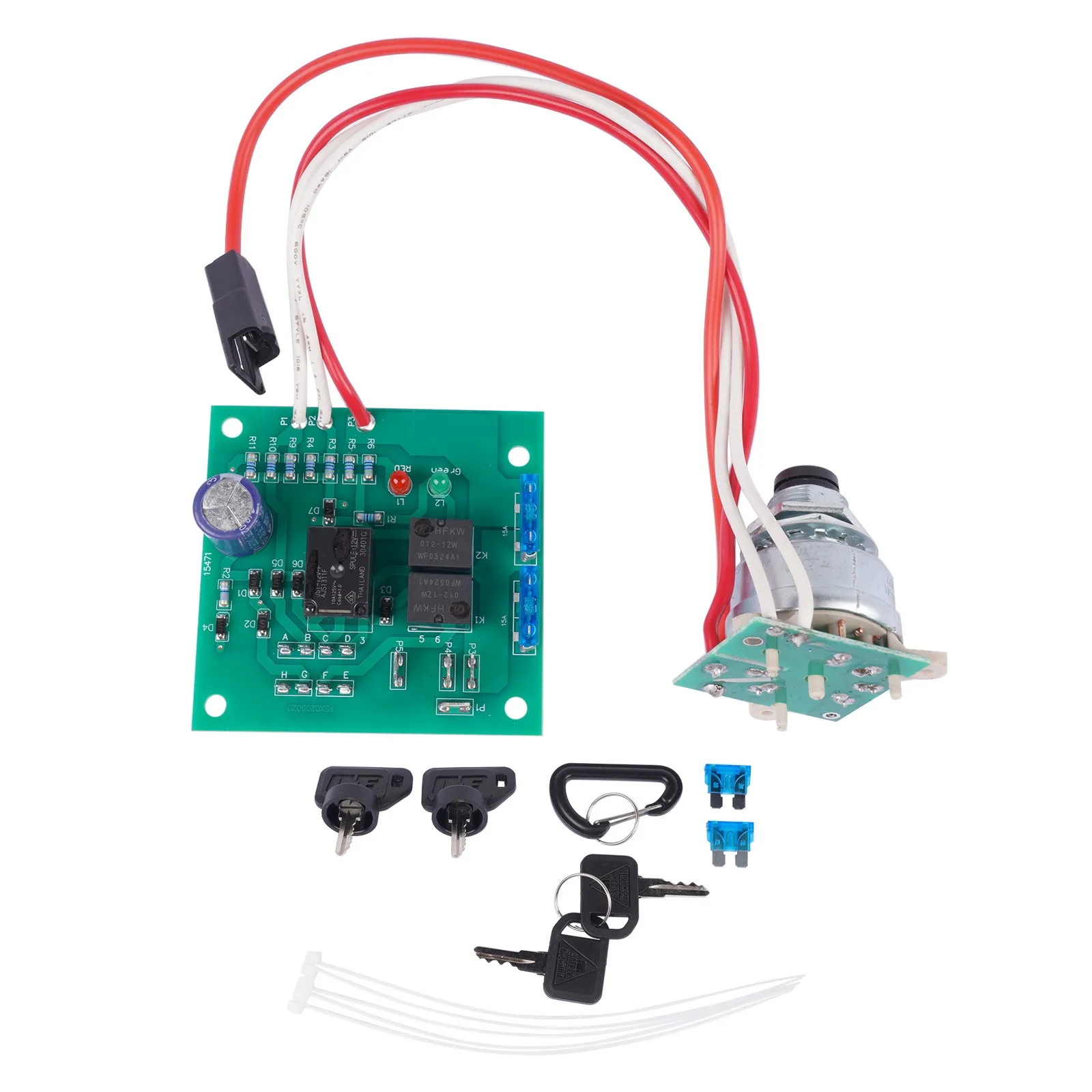 AP01 AM136681 Ignition Switch Module w/keys for John Deere 415 425 445 455 SN0-70,000 AM120819, AM121130, AM118981, AM115471
AP01 AM136681 Ignition Switch Module w/keys for John Deere 415 425 445 455 SN0-70,000 AM120819, AM121130, AM118981, AM115471