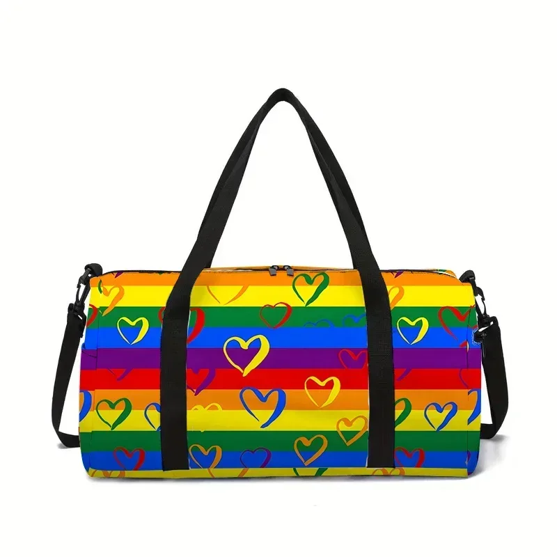 LGBT Pattern Large Capacity Luggage Bag For Boy/Girl Children Best Gift 3D Cartoon Leisure Travel Duffels Bag Fitness Bag
LGBT Pattern Large Capacity Luggage Bag For Boy/Girl Children Best Gift 3D Cartoon Leisure Travel Duffels Bag Fitness Bag