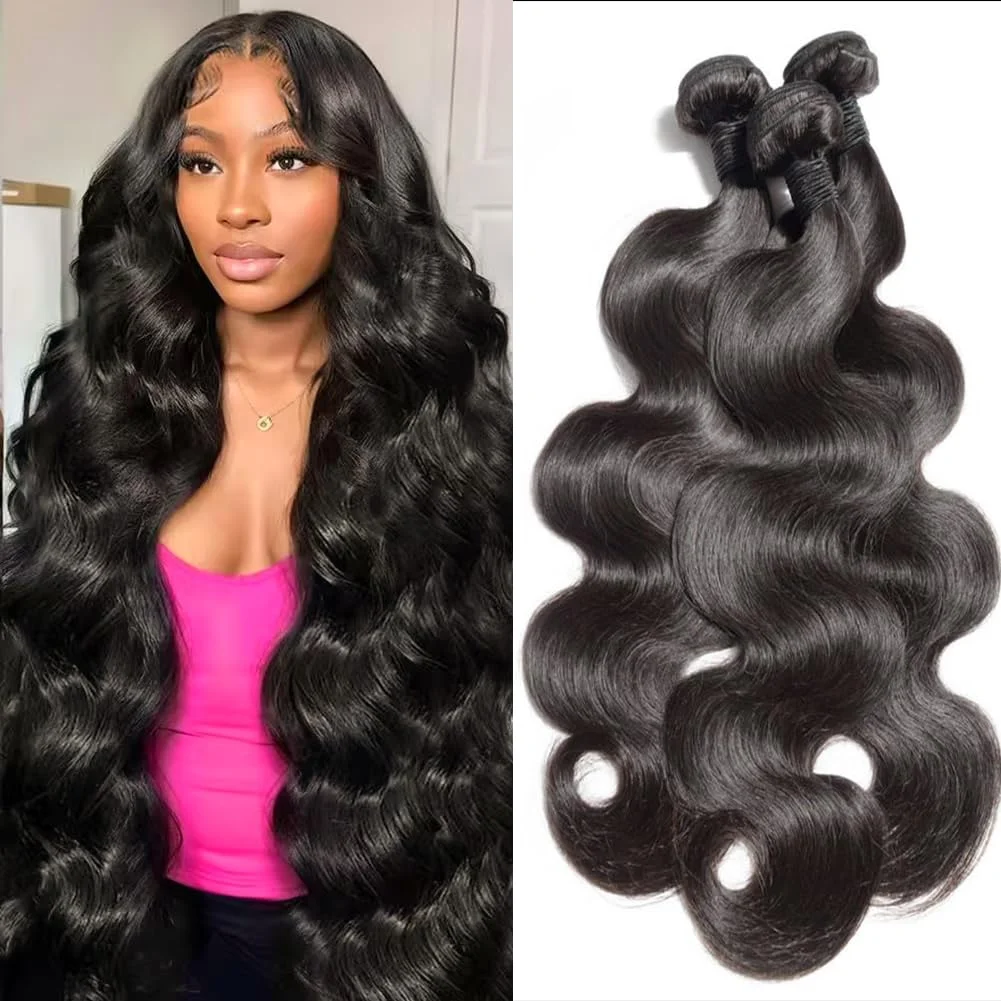 30 40 Inch Body Wave Bundle Human Hair 100% Brazilian Hair Natural Black Water Wavy Weave 3/4 Pcs Bundles Extensions For Women
30 40 Inch Body Wave Bundle Human Hair 100% Brazilian Hair Natural Black Water Wavy Weave 3/4 Pcs Bundles Extensions For Women