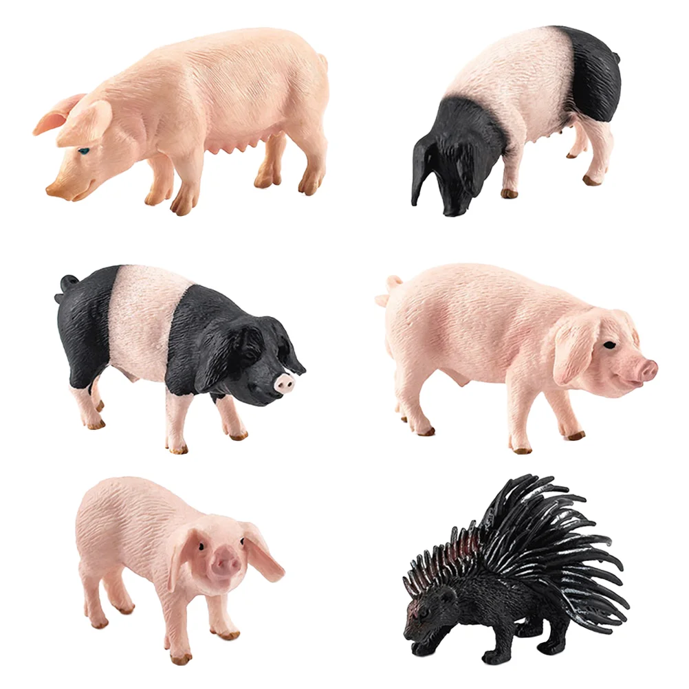 6 Pcs Simulation Pig Model Toys PVC Realistic Vivid Design Children Educational Plaything Mini Animals Kids Safe Gift Choice
6 Pcs Simulation Pig Model Toys PVC Realistic Vivid Design Children Educational Plaything Mini Animals Kids Safe Gift Choice