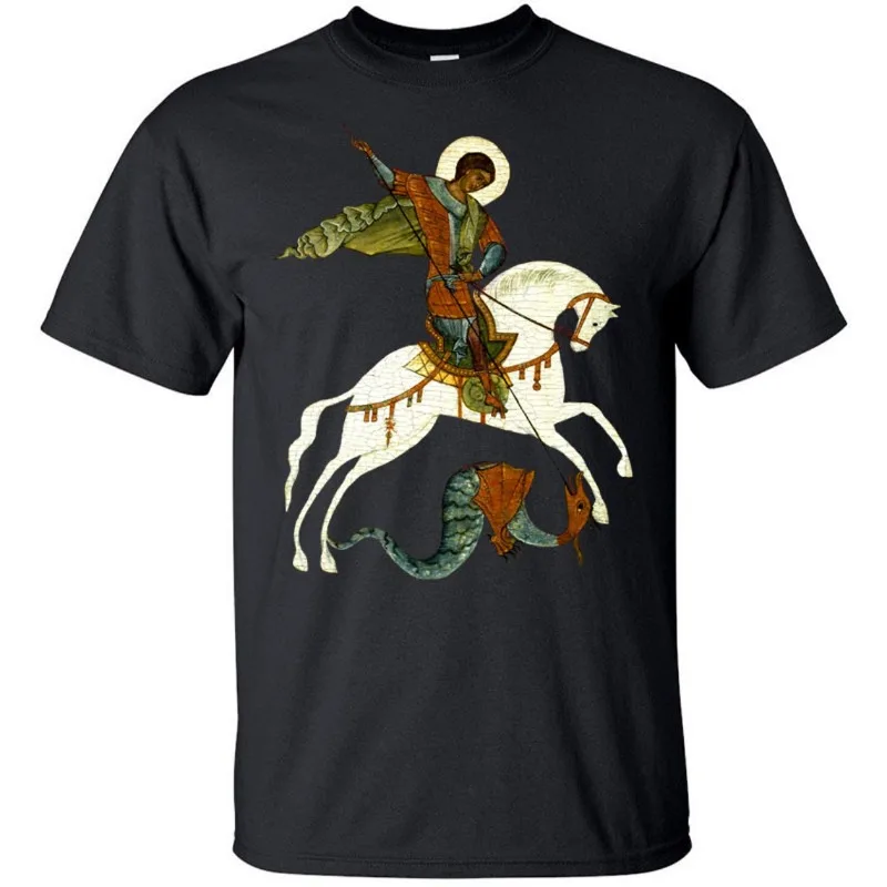 Saint George V3 DTG PRINT Men TShirt Summer Cotton Short Sleeve O-Neck Men's T-Shirt
Saint George V3 DTG PRINT Men TShirt Summer Cotton Short Sleeve O-Neck Men's T-Shirt