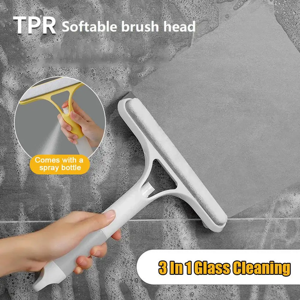 3 In 1 Glass Cleaning With Spray Bottle Wipe Shower Window Tool Cleaning Clean Screen Windshield Car Door Multi-Purpose Cle G2X0
3 In 1 Glass Cleaning With Spray Bottle Wipe Shower Window Tool Cleaning Clean Screen Windshield Car Door Multi-Purpose Cle G2X0