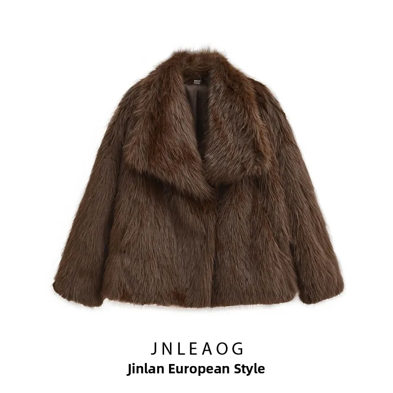 Faionable Versatile Fur Coat JNLEAOG Women's Street Sle Long Sve ort Length Polyester Autumn New Arrival
Faionable Versatile Fur Coat JNLEAOG Women's Street Sle Long Sve ort Length Polyester Autumn New Arrival
