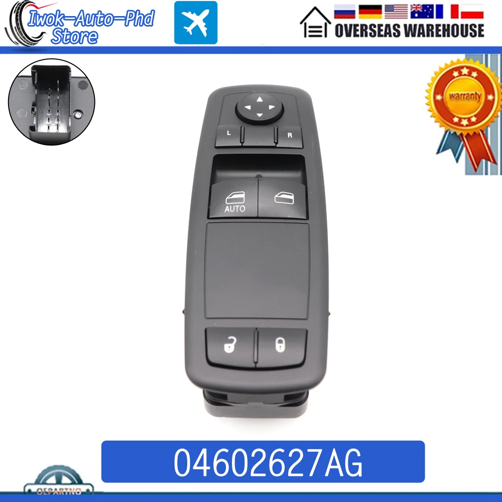 04602627AG Electric Power Window Master Control Lifter Switch Button For Chrysler & Town Country Dodge Grand Caravan
04602627AG Electric Power Window Master Control Lifter Switch Button For Chrysler & Town Country Dodge Grand Caravan