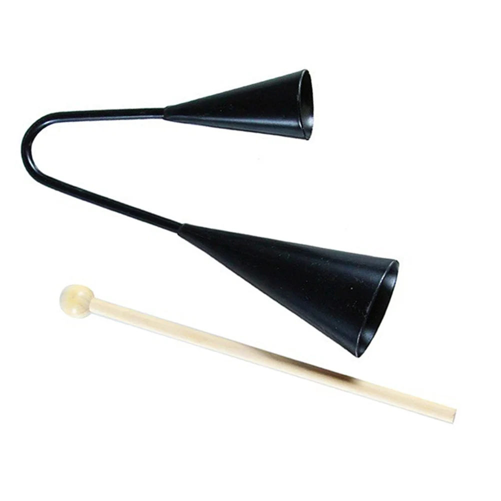 Agogo Bell With Wooden Stick Two Tone Samba Percussion Handheld Portable Durable Classic Bell For Latin Music High Pitch Yoruba
Agogo Bell With Wooden Stick Two Tone Samba Percussion Handheld Portable Durable Classic Bell For Latin Music High Pitch Yoruba