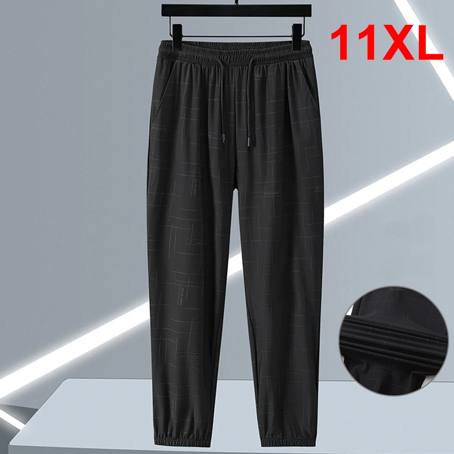 Summer Thin Pants Men Loose Stretch Pants Plus Size 11XL Fashion Casual Jogger Trousers Male Elastic Waist Pants
Summer Thin Pants Men Loose Stretch Pants Plus Size 11XL Fashion Casual Jogger Trousers Male Elastic Waist Pants