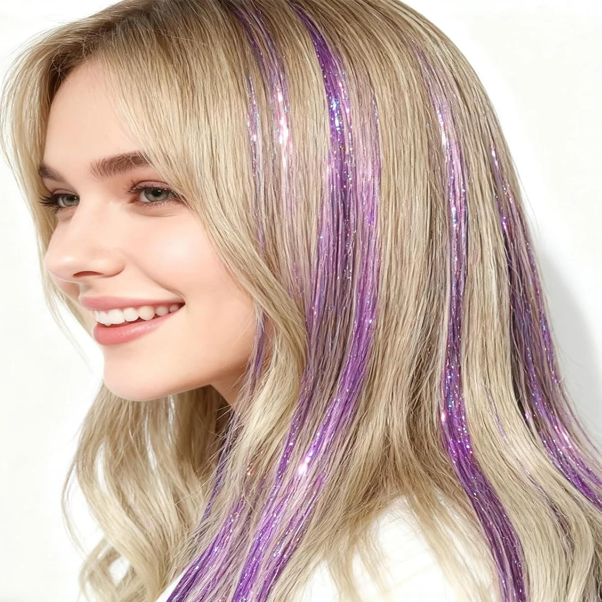 4 Pcs Hair Tinsel Clip Hair Tinsel Kit Glitter Fairy Tinsel Hair Extensions Colorful Heat Resistant Party Festival Accessories
4 Pcs Hair Tinsel Clip Hair Tinsel Kit Glitter Fairy Tinsel Hair Extensions Colorful Heat Resistant Party Festival Accessories