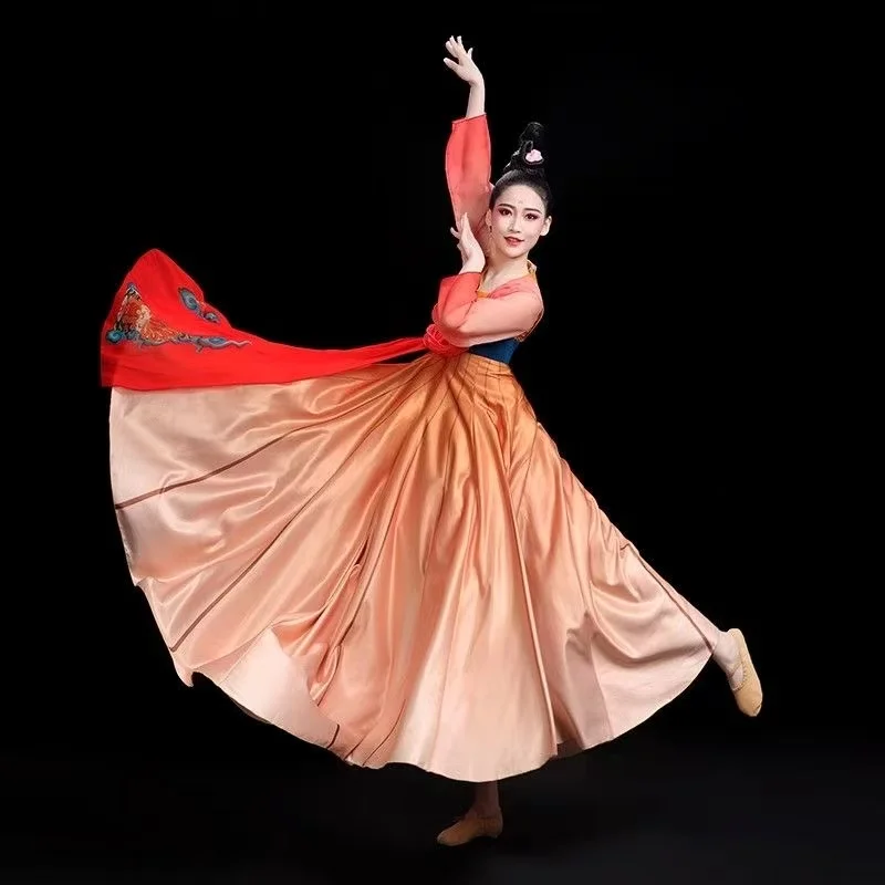 Tang Dynasty Women's Hanfu Traditional Chinese Classical Dance Large Hem Dress Vintage Oriental Event Stage Clothing Fairy COS
Tang Dynasty Women's Hanfu Traditional Chinese Classical Dance Large Hem Dress Vintage Oriental Event Stage Clothing Fairy COS