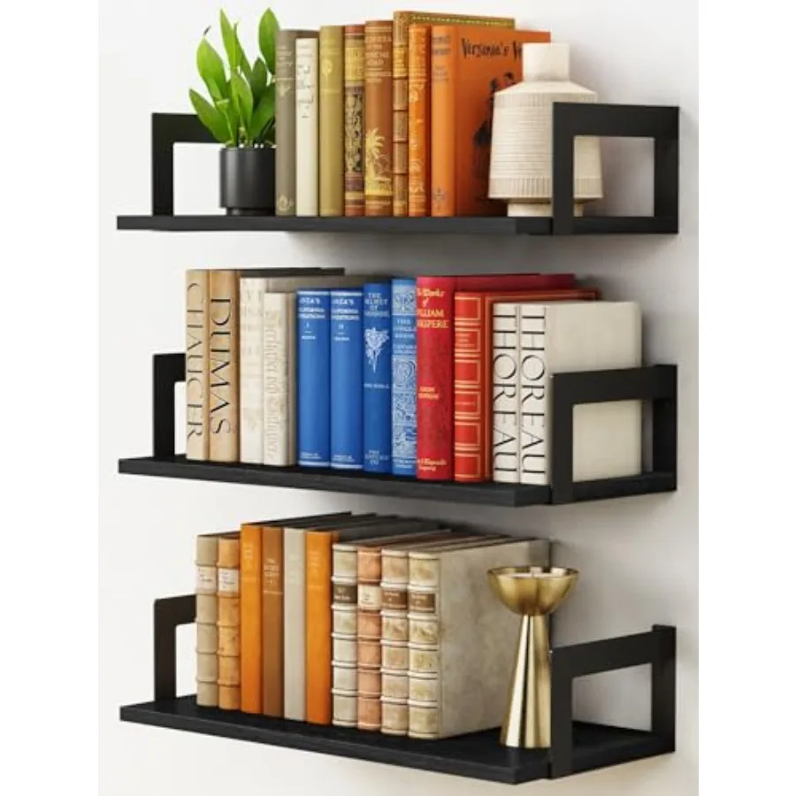 Wall Mounted Bookshelf Floating Bookshelves for Bedroom 17 Inches Long Wall Mount Book Shelves for Living Room Office Books Bla
Wall Mounted Bookshelf Floating Bookshelves for Bedroom 17 Inches Long Wall Mount Book Shelves for Living Room Office Books Bla