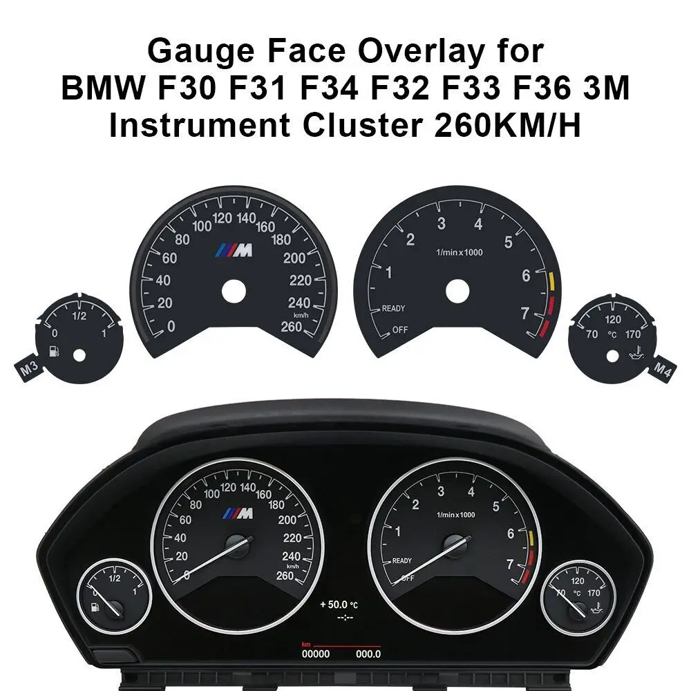 Циферблаты счетчика кластера для BMW F30 F31 F32 F33 F34 F36 — циферблаты спидометра от MPH до 260 км/ч манометров
Циферблаты счетчика кластера для BMW F30 F31 F32 F33 F34 F36 — циферблаты спидометра от MPH до 260 км/ч манометров