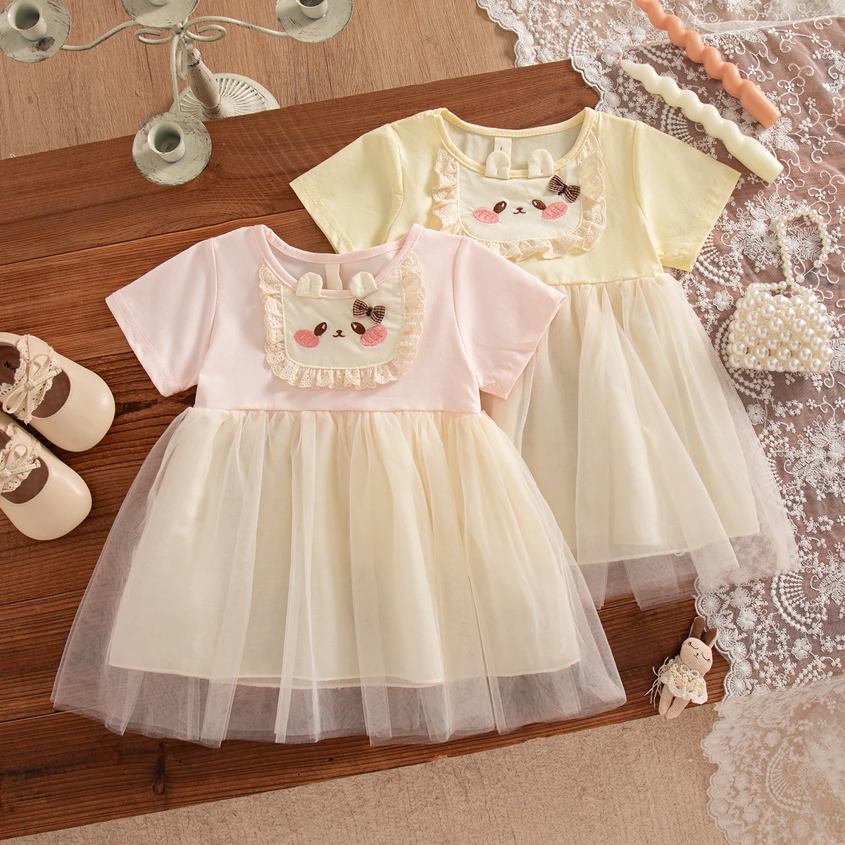Summer New Cute Cartoon Baby Girl Dress Beige Chiffon Children'S Clothing (9 Months -3 Years Old)
Summer New Cute Cartoon Baby Girl Dress Beige Chiffon Children'S Clothing (9 Months -3 Years Old)