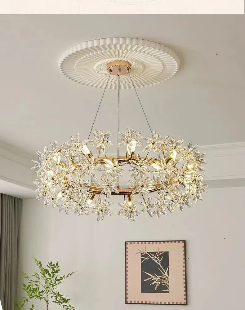 Modern Customizable Dimmable Pendant Lamp Ceiling Light Luster Luxury Crystal Chandelier Adjustable Chain for Dining Room
Modern Customizable Dimmable Pendant Lamp Ceiling Light Luster Luxury Crystal Chandelier Adjustable Chain for Dining Room