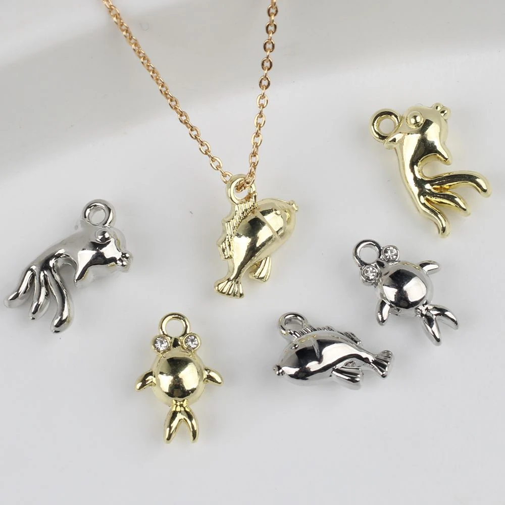 10PCS Simple Cute Goldfish Shape Handmade DIY Bracelets Earring Pendant Charms for Jewelry Making Supplies Accessories Ornament
10PCS Simple Cute Goldfish Shape Handmade DIY Bracelets Earring Pendant Charms for Jewelry Making Supplies Accessories Ornament