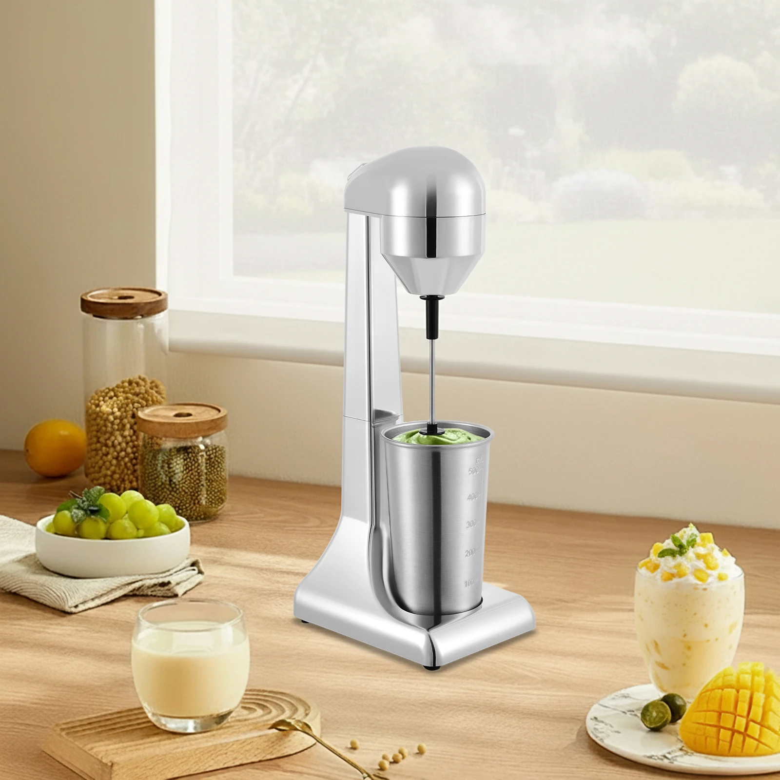 Электрический прибор для приготовления молочных коктейлей, блендер с одной головкой, нержавеющая сталь, 110 В для дома, коммерческого приготовления молочных коктейлей, смузи, кофе, прочный
Электрический прибор для приготовления молочных коктейлей, блендер с одной головкой, нержавеющая сталь, 110 В для дома, коммерческого приготовления молочных коктейлей, смузи, кофе, прочный