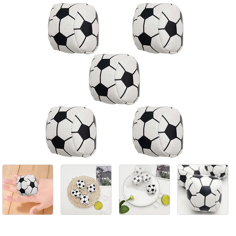 5Pcs Football Designed Sandbag Playthings Bright Colored Soccer Shaped Sandbags for Indoor Outdoor Coordination Games
5Pcs Football Designed Sandbag Playthings Bright Colored Soccer Shaped Sandbags for Indoor Outdoor Coordination Games