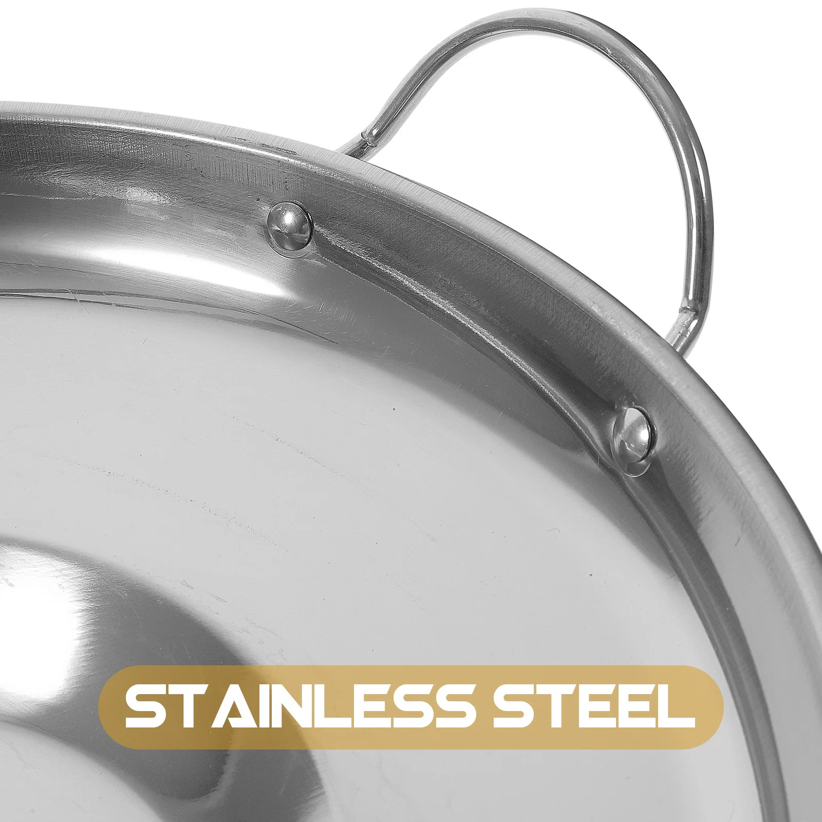 Nonstick Stainless Steel Pan Pancake Crepe Flat Pan Comfortable Handle Burn-Resistant Convenient Cooking
Nonstick Stainless Steel Pan Pancake Crepe Flat Pan Comfortable Handle Burn-Resistant Convenient Cooking