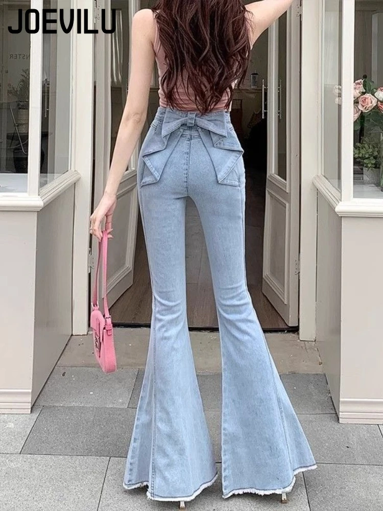 Джинсы с галстуком-бабочкой, женские американские винтажные трехмерные летние тонкие брюки с микро-большим размером, новые узкие брюки-клеш с высокой талией
Джинсы с галстуком-бабочкой, женские американские винтажные трехмерные летние тонкие брюки с микро-большим размером, новые узкие брюки-клеш с высокой талией