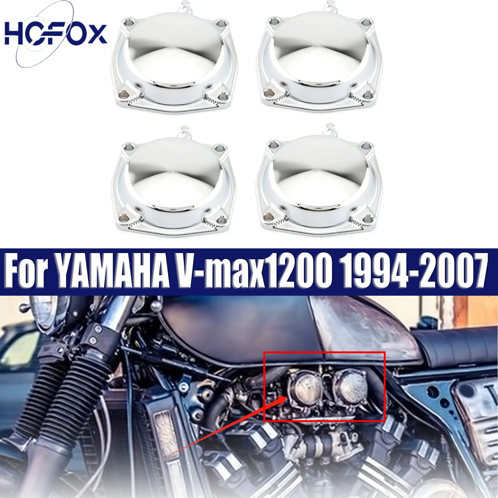 4 PCS Carburetor Top Cap Slide Valve Diaphragm Covers Motorcycle Accessories For YAMAHA V-max1200 1994-2007
4 PCS Carburetor Top Cap Slide Valve Diaphragm Covers Motorcycle Accessories For YAMAHA V-max1200 1994-2007