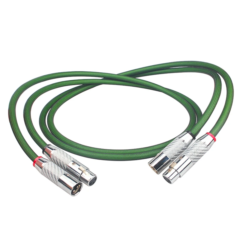 Pair OCC Silver Plated XLR Balanced Cable Double Layer Shield HiFi Audio Interconnect Line
Pair OCC Silver Plated XLR Balanced Cable Double Layer Shield HiFi Audio Interconnect Line