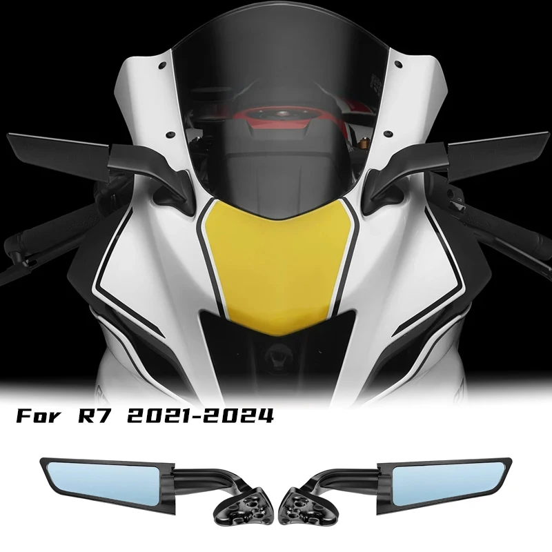 For Yamaha YZF-R7 YZFR7 2021 2022 2023 YZF R7 Accessories Moto Rearview Stealth Mirrors Side Winglet Wing Fairing Adjustable Kit
For Yamaha YZF-R7 YZFR7 2021 2022 2023 YZF R7 Accessories Moto Rearview Stealth Mirrors Side Winglet Wing Fairing Adjustable Kit