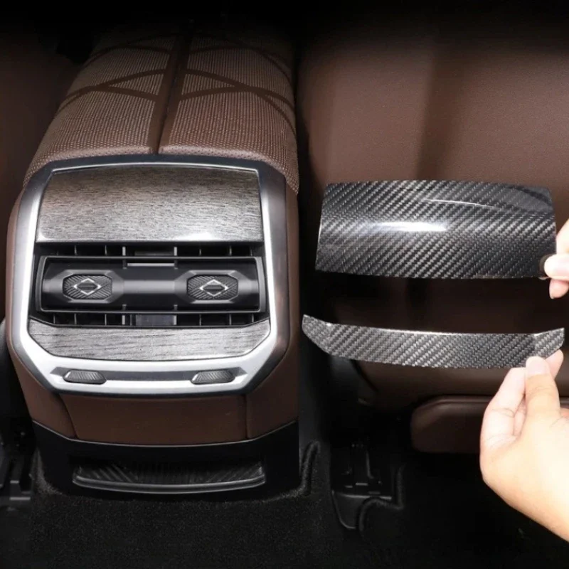 For BMW 7 Series G70 Real Dry Carbon Fiber 2023-2026 Interior Rear AC Air Vent Panel Trim Modification Decoration Accessories
For BMW 7 Series G70 Real Dry Carbon Fiber 2023-2026 Interior Rear AC Air Vent Panel Trim Modification Decoration Accessories