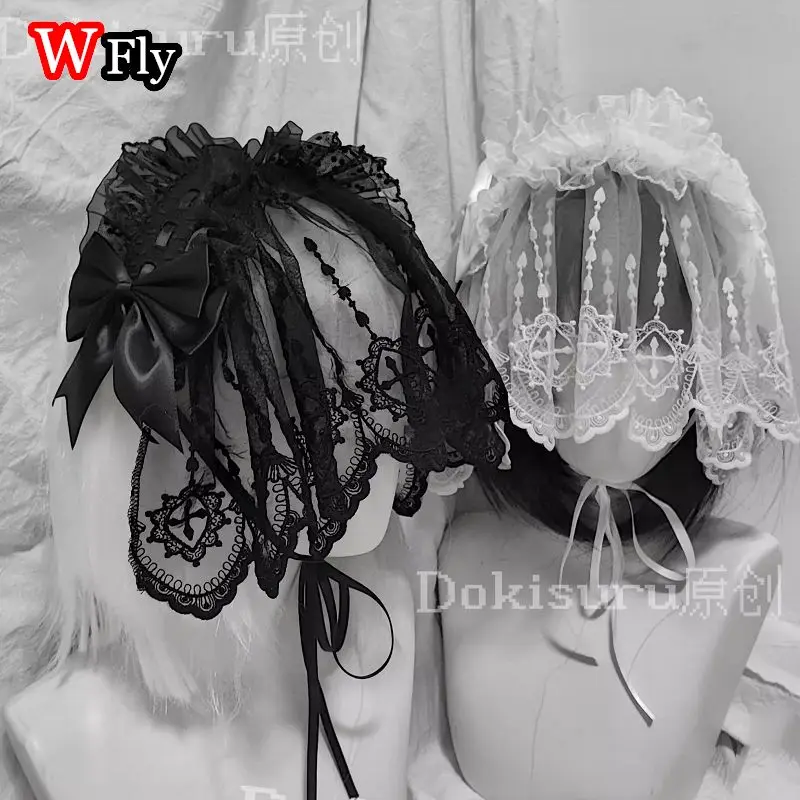 Veil style Women's Harajuku Steampunk Y2K Headwear Ruffled Floral Lace Bow Headband Lolita Gothic Headwear Hair Accessories
Veil style Women's Harajuku Steampunk Y2K Headwear Ruffled Floral Lace Bow Headband Lolita Gothic Headwear Hair Accessories