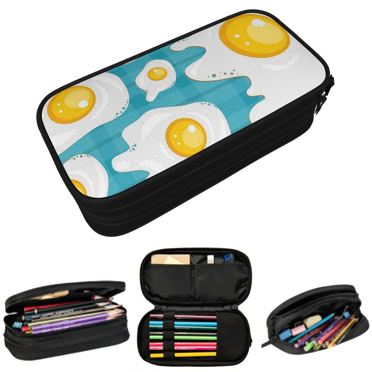 Kawaii Fried Egg Pencil Case for Boy Girl School Pen Box Pencil Bag Stationery Supplies Pen Holder Bag
Kawaii Fried Egg Pencil Case for Boy Girl School Pen Box Pencil Bag Stationery Supplies Pen Holder Bag