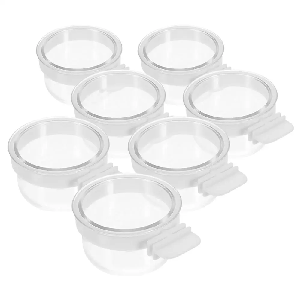 7pcs Parrot Bird Cage Food Bowls Parrot Feeder Cup Cockatiel Dishes Removable Transparent Pet Bird Cage Feeder Supplies
7pcs Parrot Bird Cage Food Bowls Parrot Feeder Cup Cockatiel Dishes Removable Transparent Pet Bird Cage Feeder Supplies