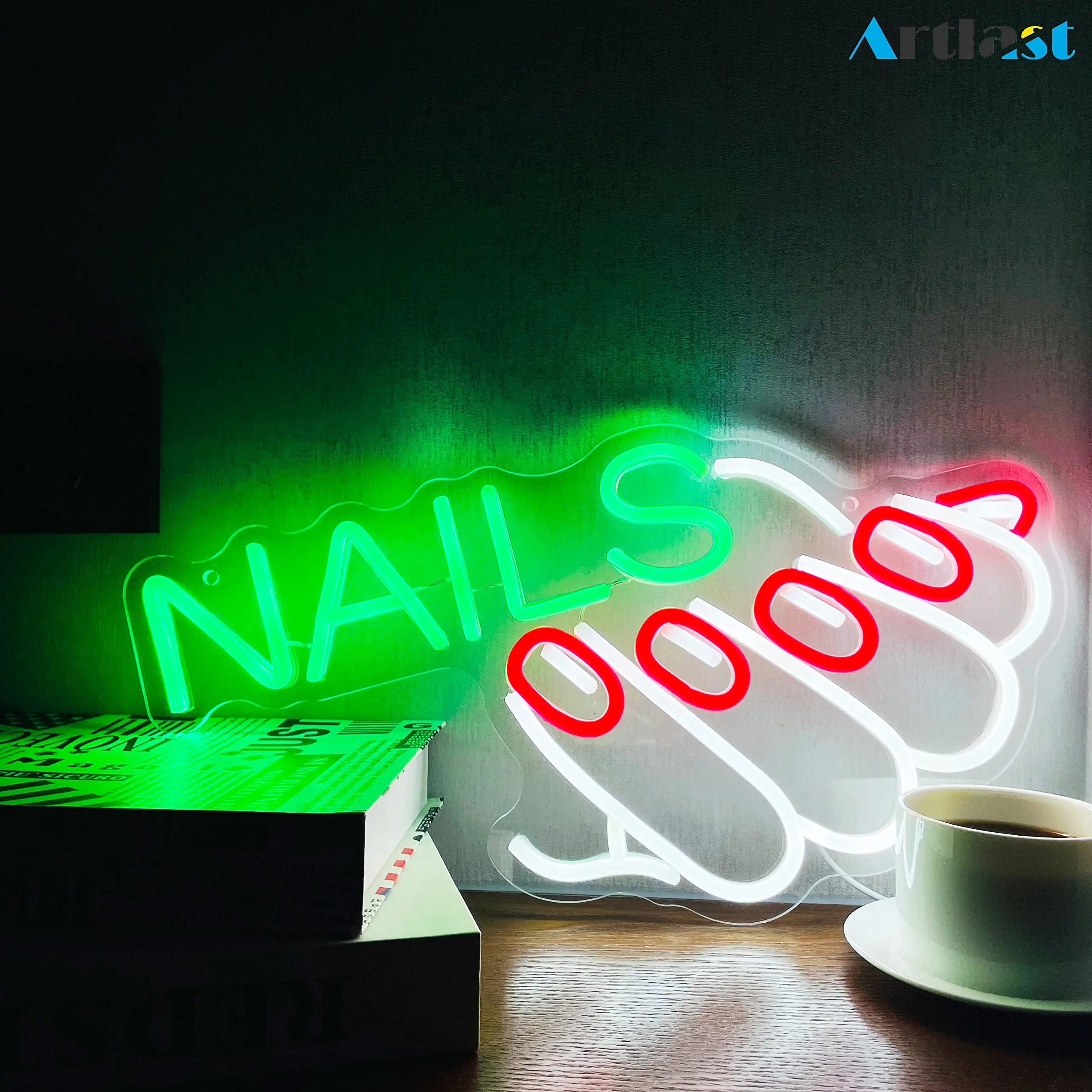 Nails Neon Sign Light Red Nails LED Neon Light for Nail Room Decor Business Sign for Spa Beauty Salon Girls Gift
Nails Neon Sign Light Red Nails LED Neon Light for Nail Room Decor Business Sign for Spa Beauty Salon Girls Gift