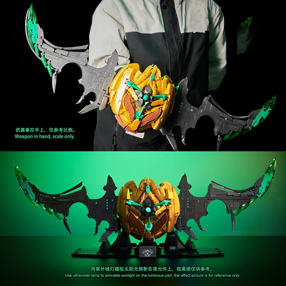 Demon Hunter Illidan Stormrage Игровая модель Кирпичи Игрушки: Воросление из Azzinoth Строительные блоки Теневые лезвия, совместимые с LEGO
Demon Hunter Illidan Stormrage Игровая модель Кирпичи Игрушки: Воросление из Azzinoth Строительные блоки Теневые лезвия, совместимые с LEGO
