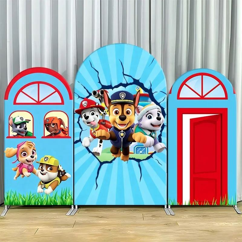 Paw Patrol Arch Backdrop Cover Thick Fabric Custom Party Decoration Crack Style Side Arch Colorful Birthday Event Decor Supplies
Paw Patrol Arch Backdrop Cover Thick Fabric Custom Party Decoration Crack Style Side Arch Colorful Birthday Event Decor Supplies