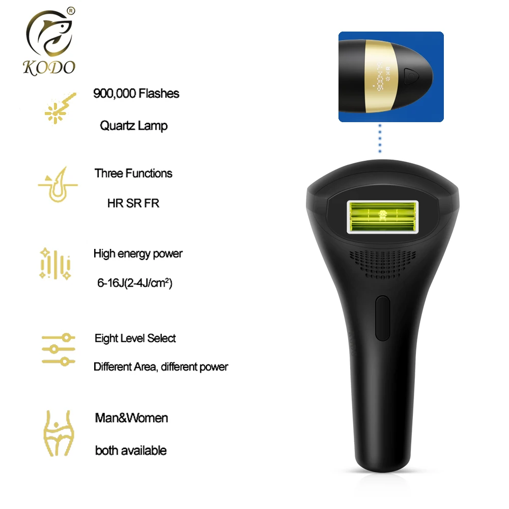 KODO 2023 New Laser Hair removal dropshipping Hot sell Laser Epilator Permanent IPL Painless Photoepilator Bikini face and body
KODO 2023 New Laser Hair removal dropshipping Hot sell Laser Epilator Permanent IPL Painless Photoepilator Bikini face and body