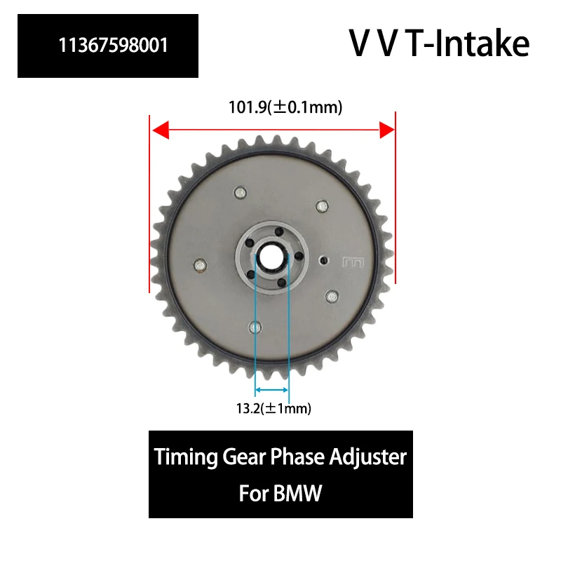 11367598001 Intake Camshaft sprocket Phase adjuster For BMW VVT 116i 118i 320i 325i 330i 525i 530i 535i 630i 740i X6
11367598001 Intake Camshaft sprocket Phase adjuster For BMW VVT 116i 118i 320i 325i 330i 525i 530i 535i 630i 740i X6