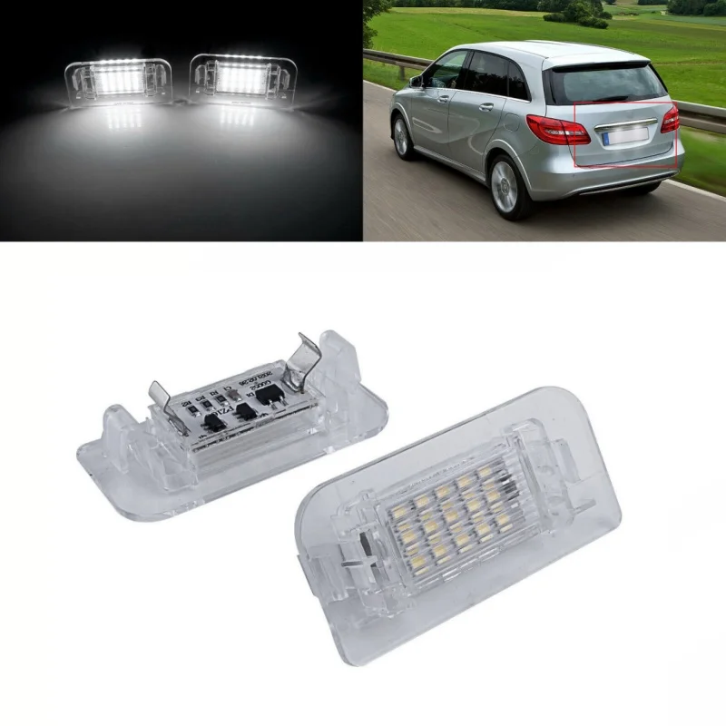 2pcs For Mercedes Benz B-Class W246 W242 Canbus LED License Number Plate Light Signal Lamp A2468201566
2pcs For Mercedes Benz B-Class W246 W242 Canbus LED License Number Plate Light Signal Lamp A2468201566