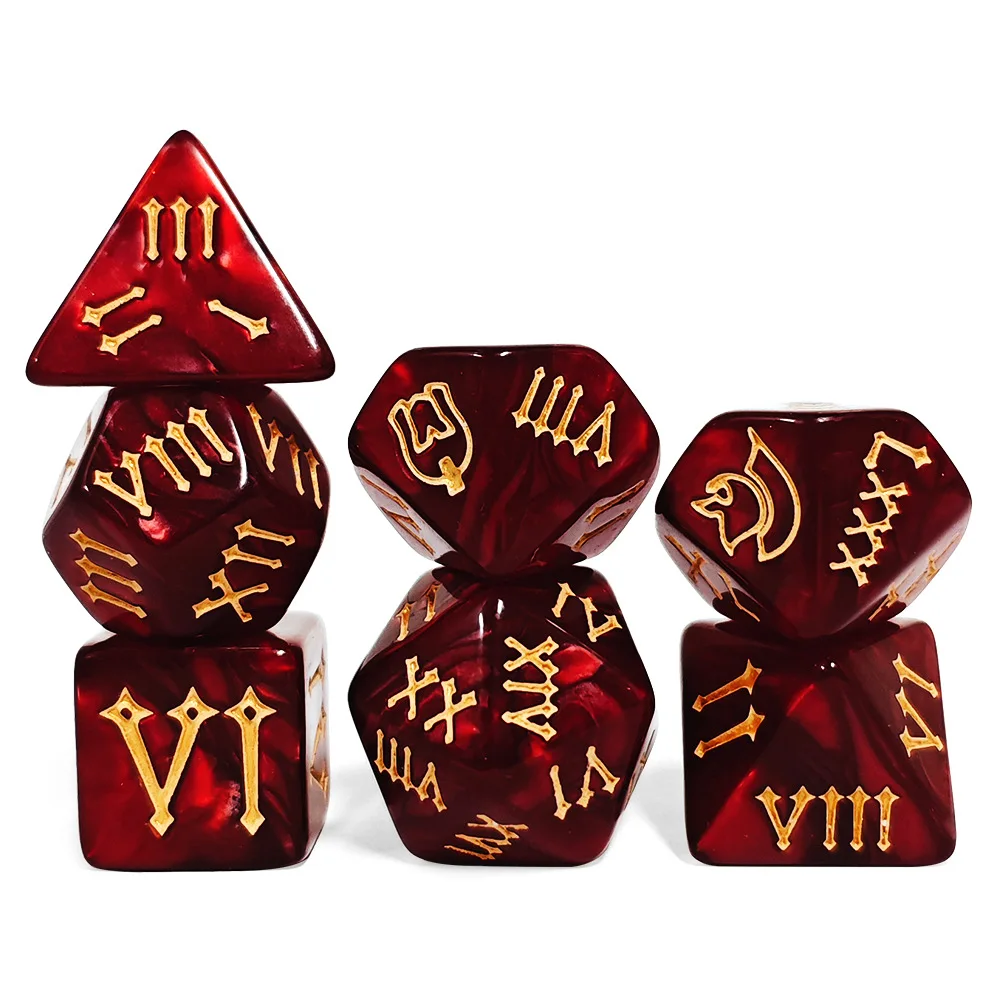 5 sets Acrylic Dices DND gothic-styled Roman numerals wizard RPG Dice for Dungeons & Dragons D&D Cubes Polyhedral Dices set
5 sets Acrylic Dices DND gothic-styled Roman numerals wizard RPG Dice for Dungeons & Dragons D&D Cubes Polyhedral Dices set