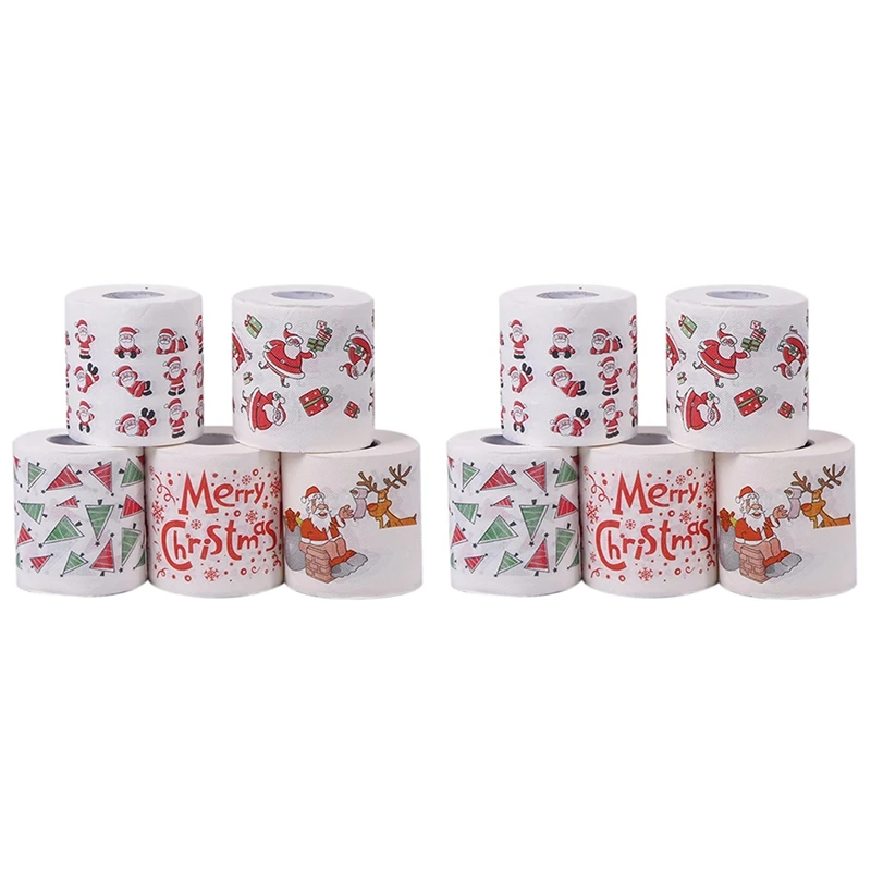 5 Styles Santa Claus Paper Roll Tissue Paper Towels Christmas Decorations Xmas Santa Office Room Toilet Paper 10 Roll
5 Styles Santa Claus Paper Roll Tissue Paper Towels Christmas Decorations Xmas Santa Office Room Toilet Paper 10 Roll