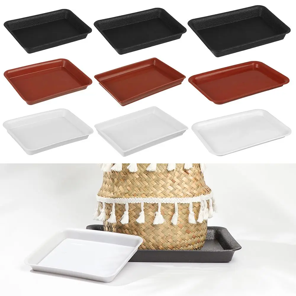 1Pcs Plastic Durable Rectangle Plant Saucer Drip Trays Plastic Tray Saucers Indoor Outdoor
1Pcs Plastic Durable Rectangle Plant Saucer Drip Trays Plastic Tray Saucers Indoor Outdoor